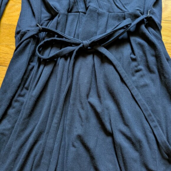 Brenda Beddome Faux Wrap Dress - Size 6 - Navy Blue - Picture 6 of 7